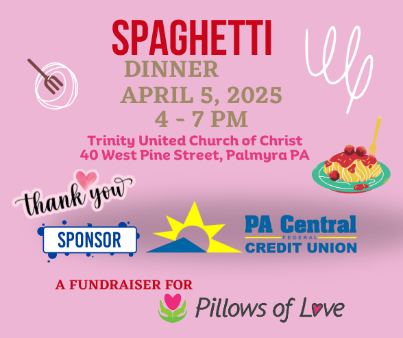 Corporate Sponsor: Pillows of Love Spaghetti Dinner