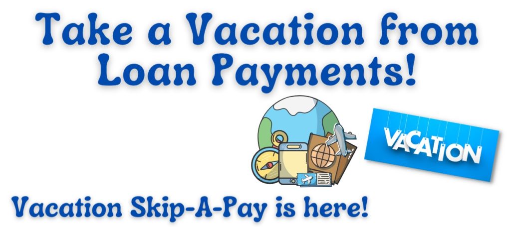 Vacation Skip A Pay image banner